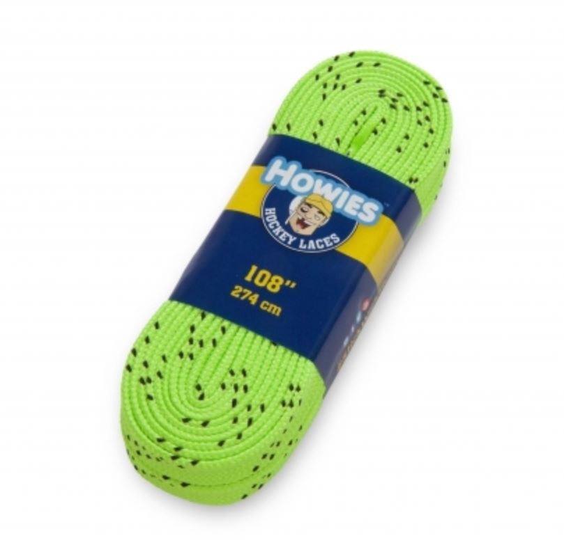 HHowies colored Wax Molded Tip laces Schnürsenkel lime